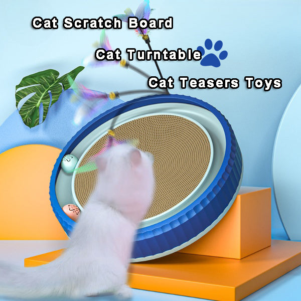 Round Cat Scratching Board Wear-resistant Anti-scratch Claw Grinder Furniture Protector Pet Products