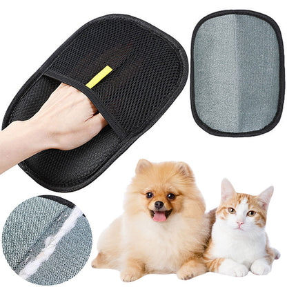 Pet Hair Remover Glove – Grooming Brush for Dogs & Cats