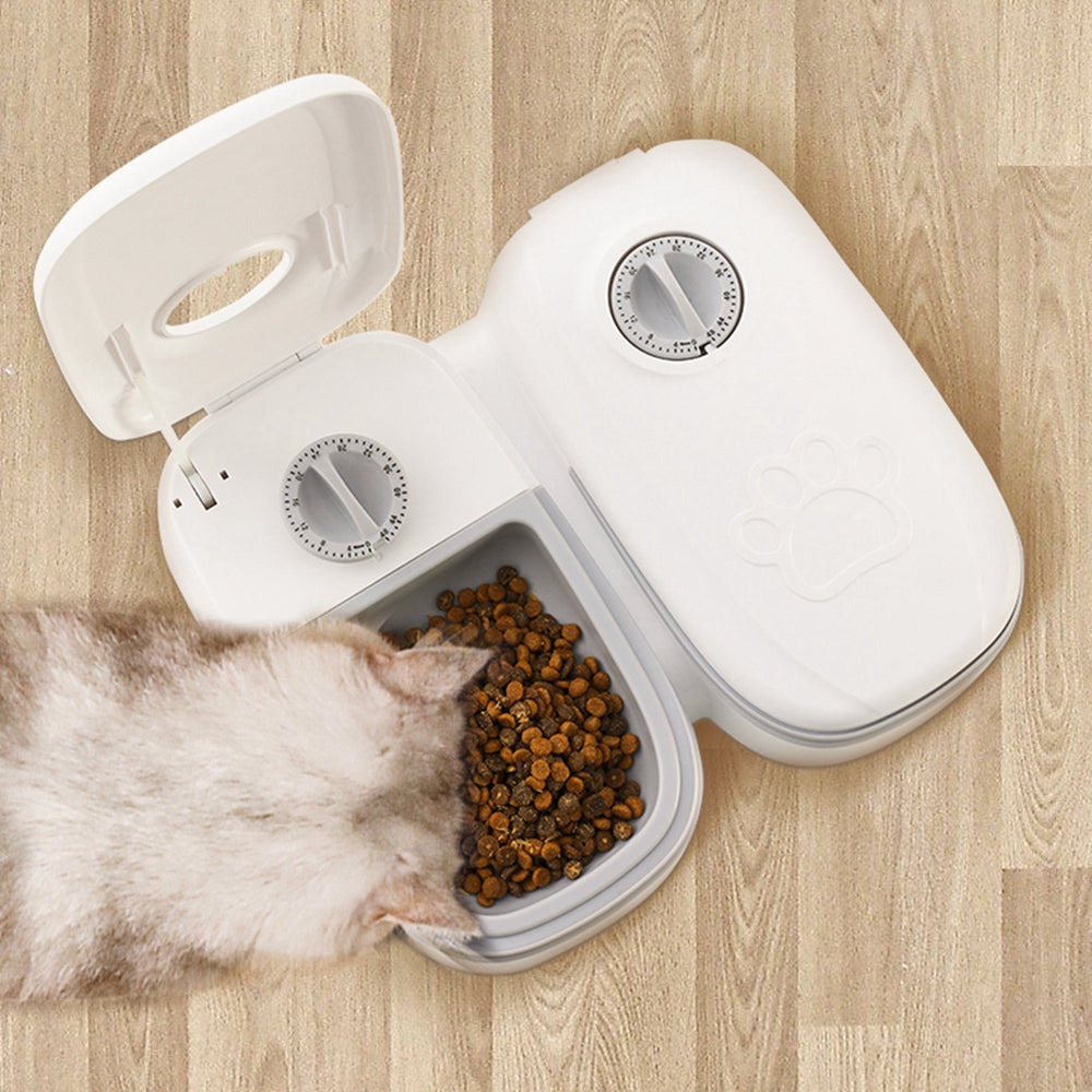Automatic Pet Feeder Smart Pet Feeder For Cats Dogs Timer Stainless Steel Bowl Auto Dog Cat Pet Feeding