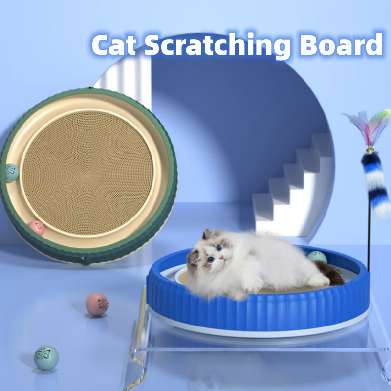 Round Cat Scratching Board Wear-resistant Anti-scratch Claw Grinder Furniture Protector Pet Products