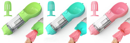 Dog Water Cup Drinking Food Garbage Bag Three-in-one Portable Small Multi-functional Pet Cups Pets Supplies
