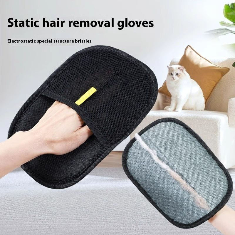 Pet Hair Remover Glove – Grooming Brush for Dogs & Cats