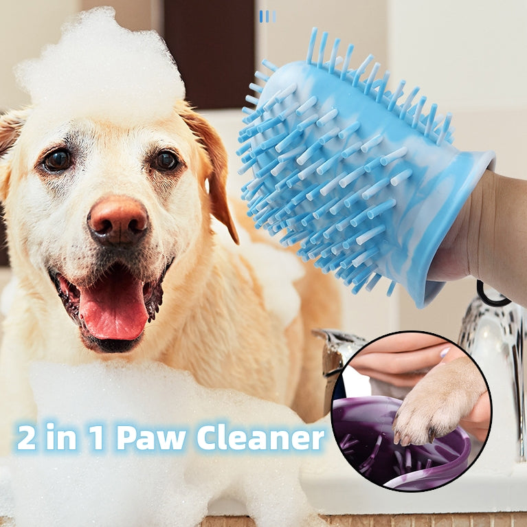 portable dog paw cleaner -2 in 1 pet foot washer cup