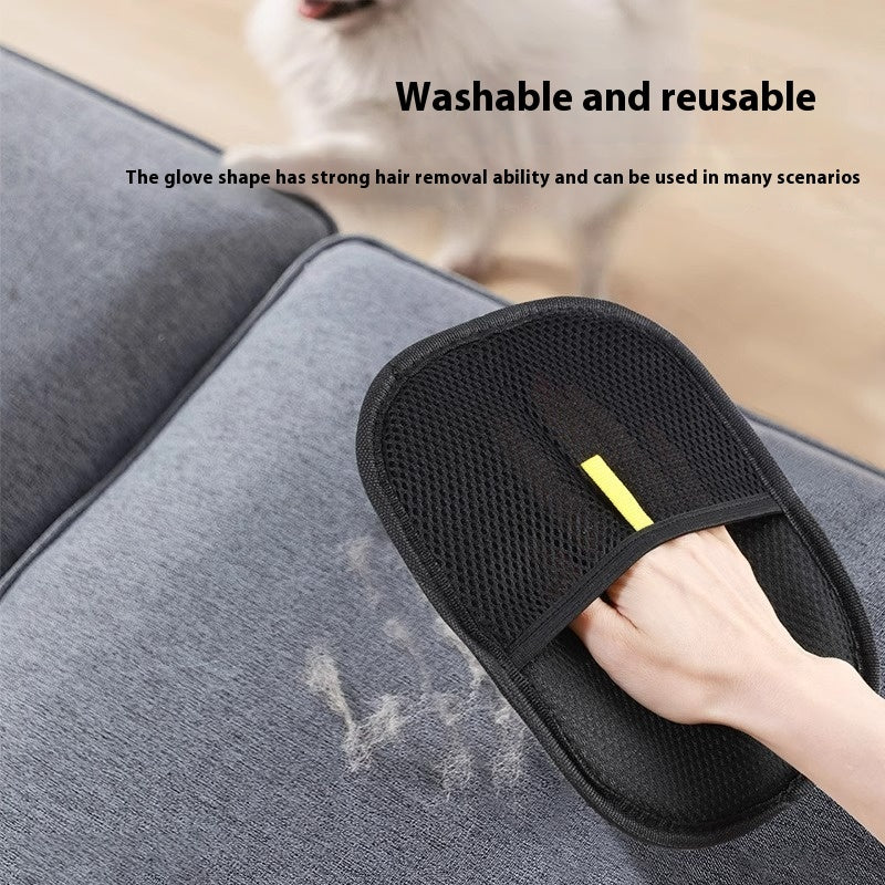 Pet Hair Remover Glove – Grooming Brush for Dogs & Cats