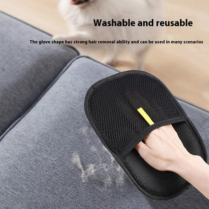 Pet Hair Remover Glove – Grooming Brush for Dogs & Cats