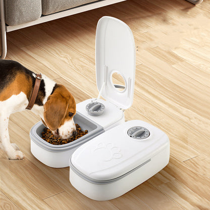 Automatic Pet Feeder Smart Pet Feeder For Cats Dogs Timer Stainless Steel Bowl Auto Dog Cat Pet Feeding